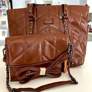 Vegan Two Set: Tote & Small Shoulder bag